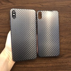 3D Carbon Fiber Solid Protector on Glass Back of Iphone 7+ / 8+