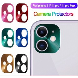 Aluminum Alloy Camera Protector of Iphone 11 ( 10ea/pack :3 color Mix )