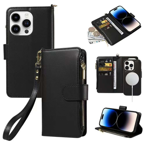 Detachable Magsafe Wallet Case  Iphone 16 Black - No DC