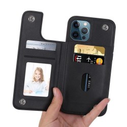Double Flip Back Case Iphone 16 Black