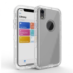 Windsor V 3-Layer Robotized Clear Case (Inner 2pcs PC / Outer 1 ea soft TPU)  Iphone XS Max