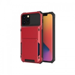 VRS Card Back (Max. 5 Card) Iphone 12 Pro Max Red - Sale