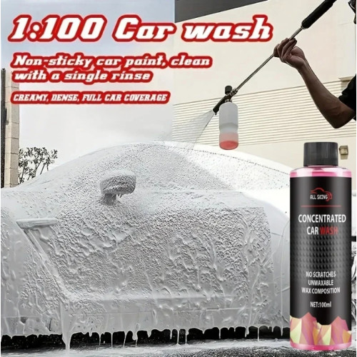 Concnetrated Car Wash Foam 1:100 Water Mix Ratio 100ml Concnetrated Car Wash Foam 1:100 Water Mix Ratio 100ml