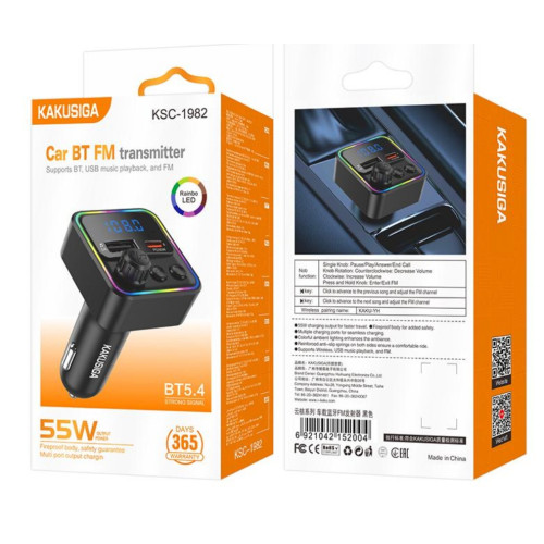 Kakusiga Bluetooth FM Transmitter Kakusiga Bluetooth FM Transmitter
