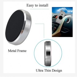 Magnetic Round Mobile Phone Bracket Gold and Silver (12ea /Pack) - Sale