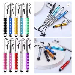 Stylus Pen Short Mixed Color 6.5cm extendable to10.3cm (12ea) - No DC