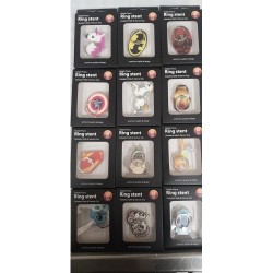 Ring Stent with Acrylic Cartoon Character CR007 (12ea/Pack)