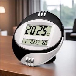 Large Digital 10" Automatic Calendar Table Office Make Music Desktop Decorative Wall Clock - NO DC Large Digital 10" Automatic Calendar Table Office Make Music Desktop Decorative Wall Clock - NO DC