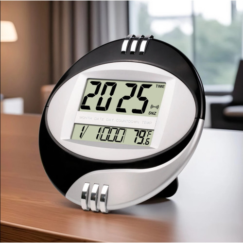 Large Digital 10" Automatic Calendar Table Office Make Music Desktop Decorative Wall Clock - NO DC Large Digital 10" Automatic Calendar Table Office Make Music Desktop Decorative Wall Clock - NO DC