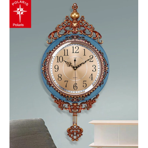 Large Luxury Gold Wall Clock with Silent Creative Swing Diameter 26cm - No DC Large Luxury Gold Wall Clock with Silent Creative Swing Diameter 26cm - No DC