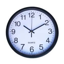 Round Wall Clock Diameter 30cm Black Round Wall Clock Diameter 30cm Black