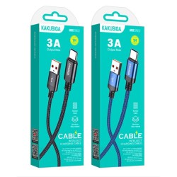 Kakusiga Smart Fast Charging Cable 3A 1 meter Type C