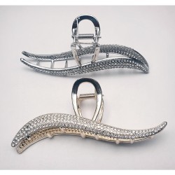 Premium Metal Hair Clip 11.5cm Gold 3/silver 3 (Min. 6ea) - No DC