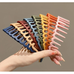 Long-Toothed Candy-Colored Headband (10card/4 color mixed/Pack)
