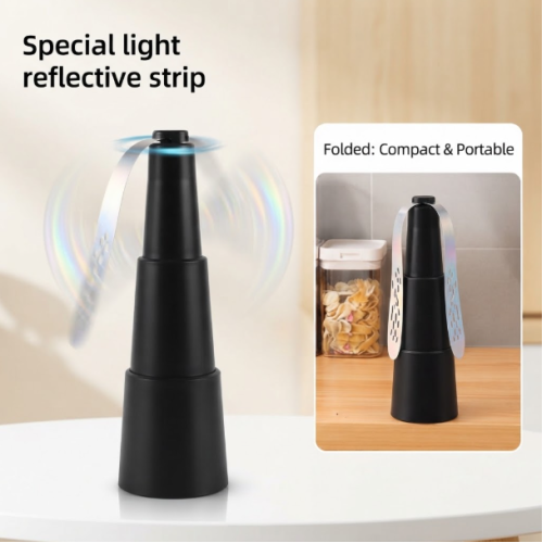 Foldable Fly Repellent Fan with Rechargeable Battery 300mAh