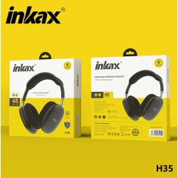 INKAX Bluetooth Headphone Black - (No DC)