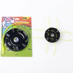 Lawn Mower Steel Disc  with 2.4mm String 4pcs for Gasoline-Operated Trimmer