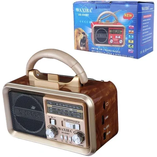 Bluetooth FM / AM / TF Speaker (17 x 9.5 x 7.5cm) - No DC