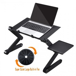 Laptop Table Stand with Adjustable Folding Ergonomic Design - No DC